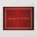 Search for deep red rsvp cards Response