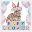 Recherche de illustration de lapin autocollants Pastel