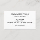 Search for pool service business cards Blue