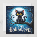 Search for black cat halloween cards Bats