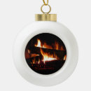 Search for fireplace ornaments winter