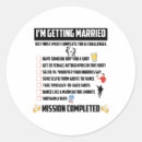Search for funny bachelor party stickers Groom essentials