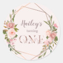 Search for rose gold geometric stickers Watercolor