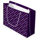 Search for purple and gold gift bags Graduate