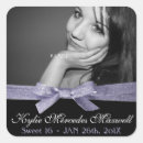 Search for purple black sweet 16 stickers Glitter