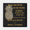 Search for pineapple save the dates Gold