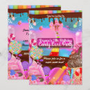 Search for candy land party invitations Girls