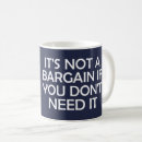 Search for bargain mugs Money