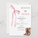 Search for bow gender reveal invitations Elegant