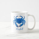 Search for crab watercolor mugs Blue
