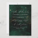 Search for dark green wedding invitations Gold