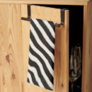 Search for zebra print tea towels Black and white