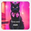 Search for french cats stickers Black cat