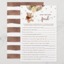 Search for gold baby shower games Teddy bear