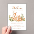 Search for deer baby shower invitations Forest animals