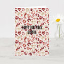 Search for animal print birthday cards Leopard