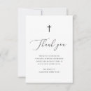 Search for religious sympathy thank you cards Black and white