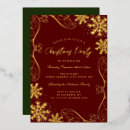 Recherche de red gold green noël invitations Dîner