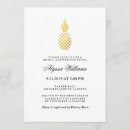 Search for pineapple bridal shower invitations Modern