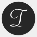 Search for initial t stickers Black