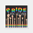 Recherche de gay pride napkins Égalité