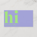 Search for hello greeting business cards Trendy