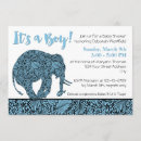 Search for damask baby boy shower invitations It's a boy