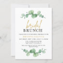 Search for eucalyptus bridal brunch invitations Rustic