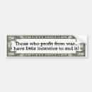 Search for profits bumper stickers Democrat