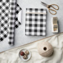 Search for black and white plaid wrapping paper Gingham