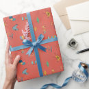 Recherche de corail papier cadeau Milieu du siècle