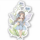 Recherche de myosotis autocollants Bleu