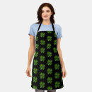 Search for 4 leaf clover aprons St patricks day