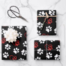 Recherche de pattes papier cadeau Motif de pattes