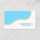 Search for pool cleaning business cards Modern