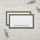 Search for olive green business cards Typography