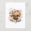 Search for dog friend postcards Cute