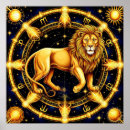 Recherche de symbole lion posters Zodiaque