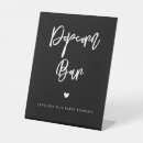 Search for popcorn bar wedding signs Black and white