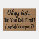 Search for did you call first doormats Housewarming