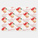 Search for vintage santa christmas wrapping paper Victorian santa claus