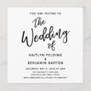 Search for casual wedding invitations Script
