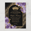 Search for vintage quinceanera invitations Black