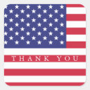 Search for red white blue thank you stickers Stars and stripes