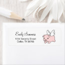 Search for flying pig return address labels Wings