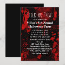 Search for blood splatter invitations Scary