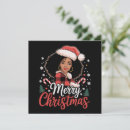 Search for black santa christmas cards Winter