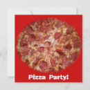 Search for pizza making party invitations Pepperoni