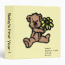 Search for first year binders Teddy bear