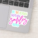 Search for bright smile stickers Happiness